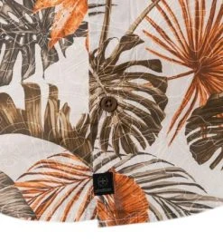 Strellson Hemd Corvin 30020208/820 Kurzarmhemd, Baumwolle, Braun gemustert, Braun -hemdenverkauf 344962 norm3