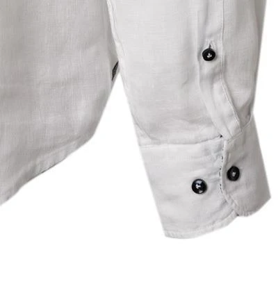 Jacques Britt Hemd Rimini Mix 856230/01 Reines Leinen, Weiß, Wieß 4 Jacques Britt Hemd Rimini Mix 856230/01 Reines Leinen, Weiß, Wieß – Bild 4