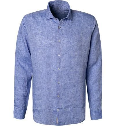 Jacques Britt Hemd Siena 856200/11 Perfect Fit, Reines Leinen, Blau meliert, Blau 1 Jacques Britt Hemd Siena 856200/11 Perfect Fit, Reines Leinen, Blau meliert, Blau