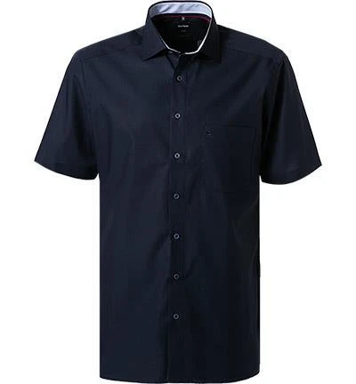 OLYMP Luxor Modern Fit 1298/52/08 Kurzarmhemd, Popeline, Tintenblau 1 OLYMP Luxor Modern Fit 1298/52/08 Kurzarmhemd, Popeline, Tintenblau