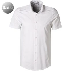 PURE Hemd 4030-22750/900 Kurzarmhemd, Funktionsmaterial, Weiß