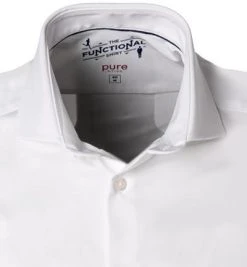 PURE Hemd 4030-22750/900 Kurzarmhemd, Funktionsmaterial, Weiß -hemdenverkauf 345731 norm2