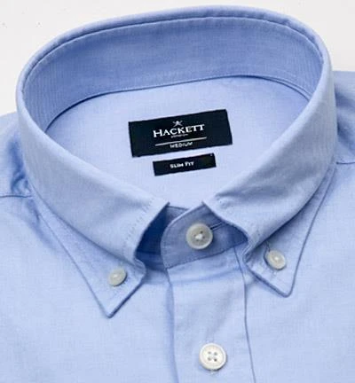 HACKETT Hemd HM308067/513 Slim Fit, Baumwolle, Himmelblau 2 HACKETT Hemd HM308067/513 Slim Fit, Baumwolle, Himmelblau – Bild 2