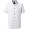 OLYMP Luxor Modern Fit 1298/52/00 Kurzarmhemd, Popeline, Weiß