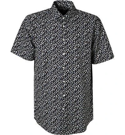 Seidensticker Hemd 193981/19 Kurzarmhemd, Regular Fit, Popeline, Dunkelblau gemustert, Dunkelblau 1 Seidensticker Hemd 193981/19 Kurzarmhemd, Regular Fit, Popeline, Dunkelblau gemustert, Dunkelblau