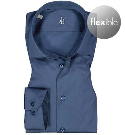 Jacques Britt Hemd Como 856111/16 Perfect Fit, Popeline, Blau 1 Jacques Britt Hemd Como 856111/16 Perfect Fit, Popeline, Blau