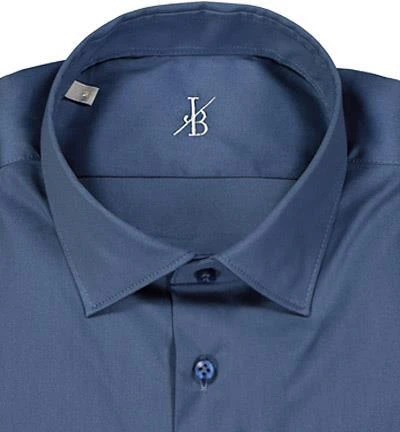 Jacques Britt Hemd Como 856111/16 Perfect Fit, Popeline, Blau 2 Jacques Britt Hemd Como 856111/16 Perfect Fit, Popeline, Blau – Bild 2
