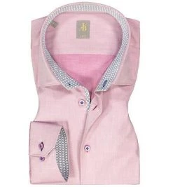 Jacques Britt Hemd Como Mix 866200/44 Slim Fit, Twill, Hellrot