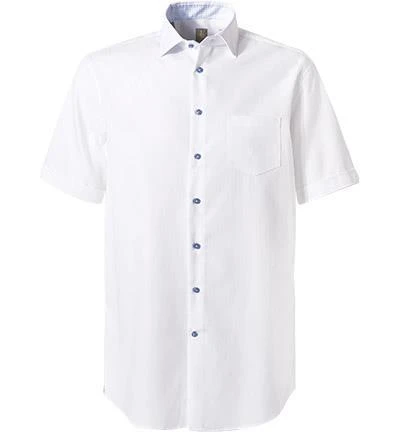 Jacques Britt Hemd Como Mix WP 1/2 836401/01 Kurzarmhemd, Custom Fit, Baumwolle, Weiß 1 Jacques Britt Hemd Como Mix WP 1/2 836401/01 Kurzarmhemd, Custom Fit, Baumwolle, Weiß