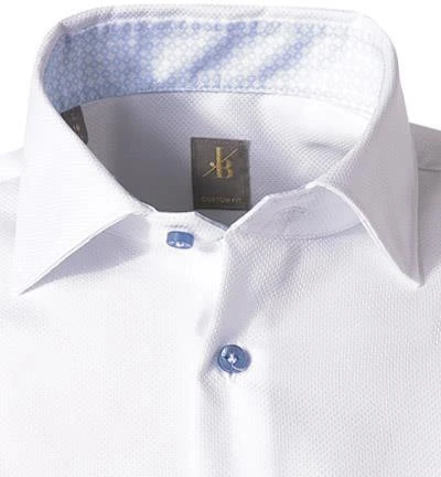 Jacques Britt Hemd Como Mix WP 1/2 836401/01 Kurzarmhemd, Custom Fit, Baumwolle, Weiß 2 Jacques Britt Hemd Como Mix WP 1/2 836401/01 Kurzarmhemd, Custom Fit, Baumwolle, Weiß – Bild 2