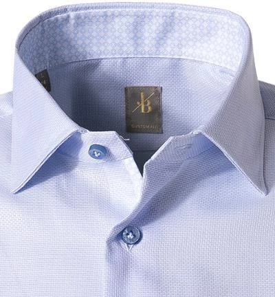 Jacques Britt Hemd Como Mix WP 1/2 836401/10 Kurzarmhemd, Custom Fit, Baumwolle, Hellblau 2 Jacques Britt Hemd Como Mix WP 1/2 836401/10 Kurzarmhemd, Custom Fit, Baumwolle, Hellblau – Bild 2