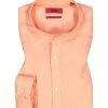 HUGO Hemd Elvorini 50426520/830 Extra Slim Fit, Reines Leinen, Lachs