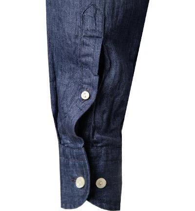 ETON Hemd 1000/01242/28 Slim Fit, Reines Leinen, Dunkelblau, Blau 3 ETON Hemd 1000/01242/28 Slim Fit, Reines Leinen, Dunkelblau, Blau – Bild 3