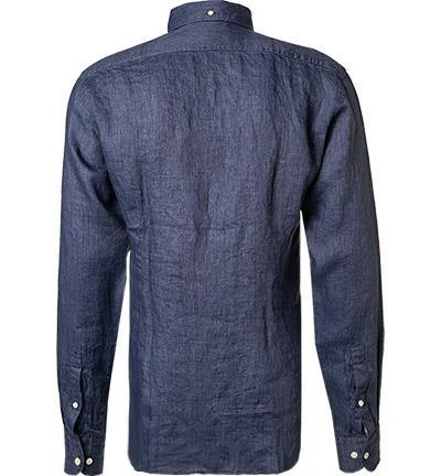 ETON Hemd 1000/01242/28 Slim Fit, Reines Leinen, Dunkelblau, Blau 4 ETON Hemd 1000/01242/28 Slim Fit, Reines Leinen, Dunkelblau, Blau – Bild 4