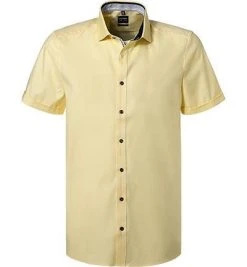 OLYMP Level Five Body Fit 2001/52/51 Kurzarmhemd, Baumwolle, Gelb meliert, Gelb