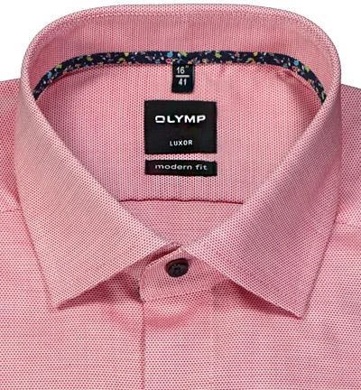 OLYMP Luxor Modern Fit 69EL 1205/59/35 Hemd, Baumwolle, Extra langer Arm, Rot 2 OLYMP Luxor Modern Fit 69EL 1205/59/35 Hemd, Baumwolle, Extra langer Arm, Rot – Bild 2