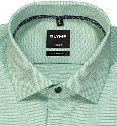 OLYMP Luxor Modern Fit 69EL 1205/59/45 Hemd, Baumwolle, Extra langer Arm, Grün 2 OLYMP Luxor Modern Fit 69EL 1205/59/45 Hemd, Baumwolle, Extra langer Arm, Grün – Bild 2