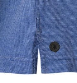 Jacques Britt Hemd Siena 856180/12 Kurzarmhemd, Baumwoll-Piqué, Blau -hemdenverkauf 347418 norm3