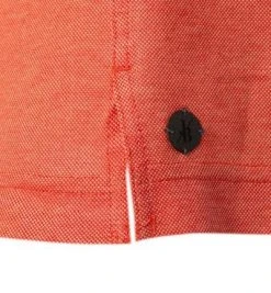 Jacques Britt Hemd Siena 856180/65 Kurzarmhemd, Baumwoll-Piqué, Orange -hemdenverkauf 347419 norm3