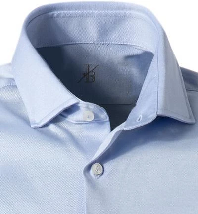 Jacques Britt Hemd Siena 856180/10 Kurzarmhemd, Baumwoll-Piqué, Hellblau 2 Jacques Britt Hemd Siena 856180/10 Kurzarmhemd, Baumwoll-Piqué, Hellblau – Bild 2