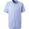 Jacques Britt Hemd como Mix WP 1/2 836101/11 Kurzarmhemd, Custom Fit, Twill, Hellblau , Hellblau