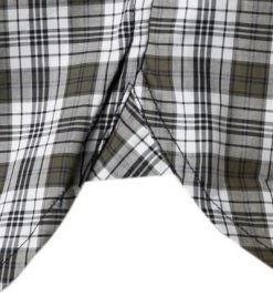 Fred Perry Hemd M8580/B57 Kurzarmhemd, Popeline, Grün kariert, Grün -hemdenverkauf 347458 norm3