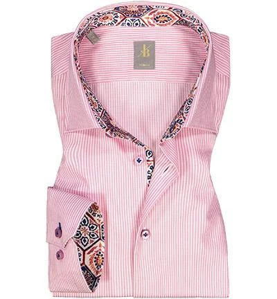 Jacques Britt Hemd Como Mix 866210/44 Slim Fit, Baumwolle, Rot gestreift, Rot 1 Jacques Britt Hemd Como Mix 866210/44 Slim Fit, Baumwolle, Rot gestreift, Rot