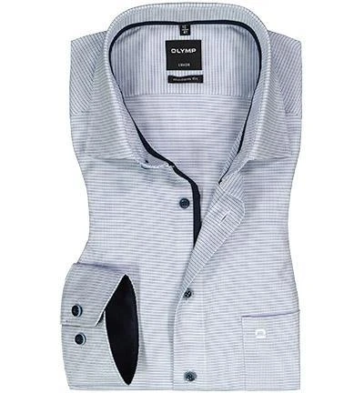 OLYMP Luxor Modern Fit 69EL 1225/59/11 Hemd, Baumwolle, Extra langer Arm, Bleu gemustert, Bleu 1 OLYMP Luxor Modern Fit 69EL 1225/59/11 Hemd, Baumwolle, Extra langer Arm, Bleu gemustert, Bleu