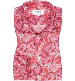 ETON Hemd 1000/00897/55 Slim Fit, Baumwolle, Magenta gemustert, Magenta