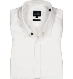 ARMANI EXCHANGE Hemd 8NZCBD/ZN10Z/1100 Slim Fit, Baumwolle, Weiß