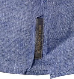 Jacques Britt Hemd Siena 856201/11 Kurzarmhemd, Reines Leinen, Blau -hemdenverkauf 348123 norm3