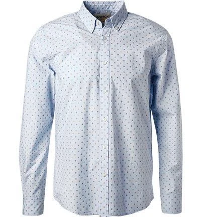 Scotch & Soda Hemd 155162/0217 Regular Fit, Baumwolle, Hellblau gemustert, Hellblau 1 Scotch & Soda Hemd 155162/0217 Regular Fit, Baumwolle, Hellblau gemustert, Hellblau