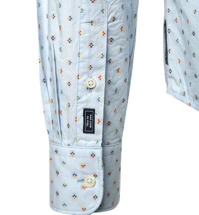 Scotch & Soda Hemd 155162/0217 Regular Fit, Baumwolle, Hellblau gemustert, Hellblau 4 Scotch & Soda Hemd 155162/0217 Regular Fit, Baumwolle, Hellblau gemustert, Hellblau – Bild 4