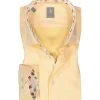 Jacques Britt Hemd Como Mix 866100/60 Slim Fit, Baumwolle, Gelb