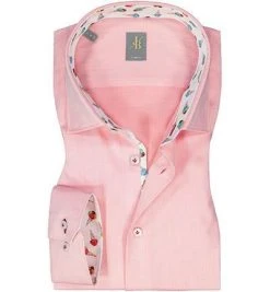 Jacques Britt Hemd Como Mix 866100/64 Slim Fit, Baumwolle, Hellrot, Orange