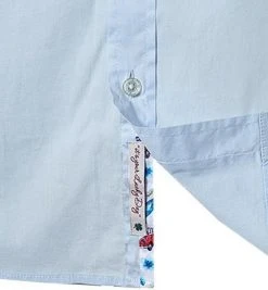 Lucky de Luca Hemd Nyro 95140/2 Baumwolle, Blau -hemdenverkauf 349186 norm3