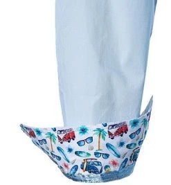 Lucky de Luca Hemd Nyro 95140/2 Baumwolle, Blau -hemdenverkauf 349186 norm4