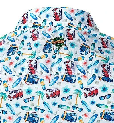 Lucky de Luca Hemd Nyro 95141/1 Baumwolle, Multicolour gemustert, Multicolor 6 Lucky de Luca Hemd Nyro 95141/1 Baumwolle, Multicolour gemustert, Multicolor – Bild 6