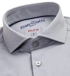 PURE Hemd 4030-21750/710 Funktionsmaterial, Grau meliert, Grau -hemdenverkauf 349819 norm2