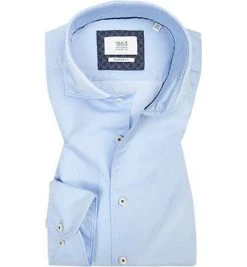 ETERNA Hemd 3850/XS82/10 Modern Fit, Twill CO2-Neutral, Hellblau