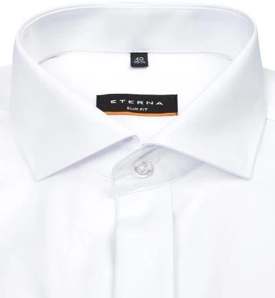 ETERNA Hemd 8817/F392/00 Slim Fit, Baumwolle blickdicht, Weiß 2 ETERNA Hemd 8817/F392/00 Slim Fit, Baumwolle blickdicht, Weiß – Bild 2