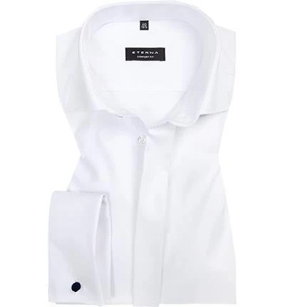 ETERNA Hemd 8817/E387/00 Comfort Fit, Baumwolle blickdicht, Weiß 1 ETERNA Hemd 8817/E387/00 Comfort Fit, Baumwolle blickdicht, Weiß