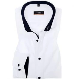ETERNA Hemd 8819/F142/00 Slim Fit, Twill blickdicht, Weiß