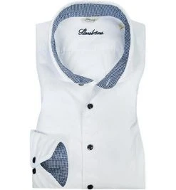 Stenströms Hemd 675221/2343/000 Fitted Body, Baumwolle, Weiß