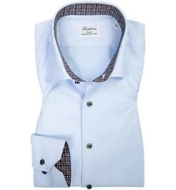 Stenströms Hemd 784771/2321/100 Slimline, Baumwolle, Blau