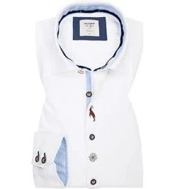 OLYMP Casual Level Five Body Fit 3908/64/00 Hemd, Baumwolle, Weiß