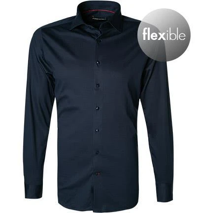 rosso e nero Hemd 3501/0/196 Tailored Fit, Jersey, Navy 2 rosso e nero Hemd 3501/0/196 Tailored Fit, Jersey, Navy – Bild 2