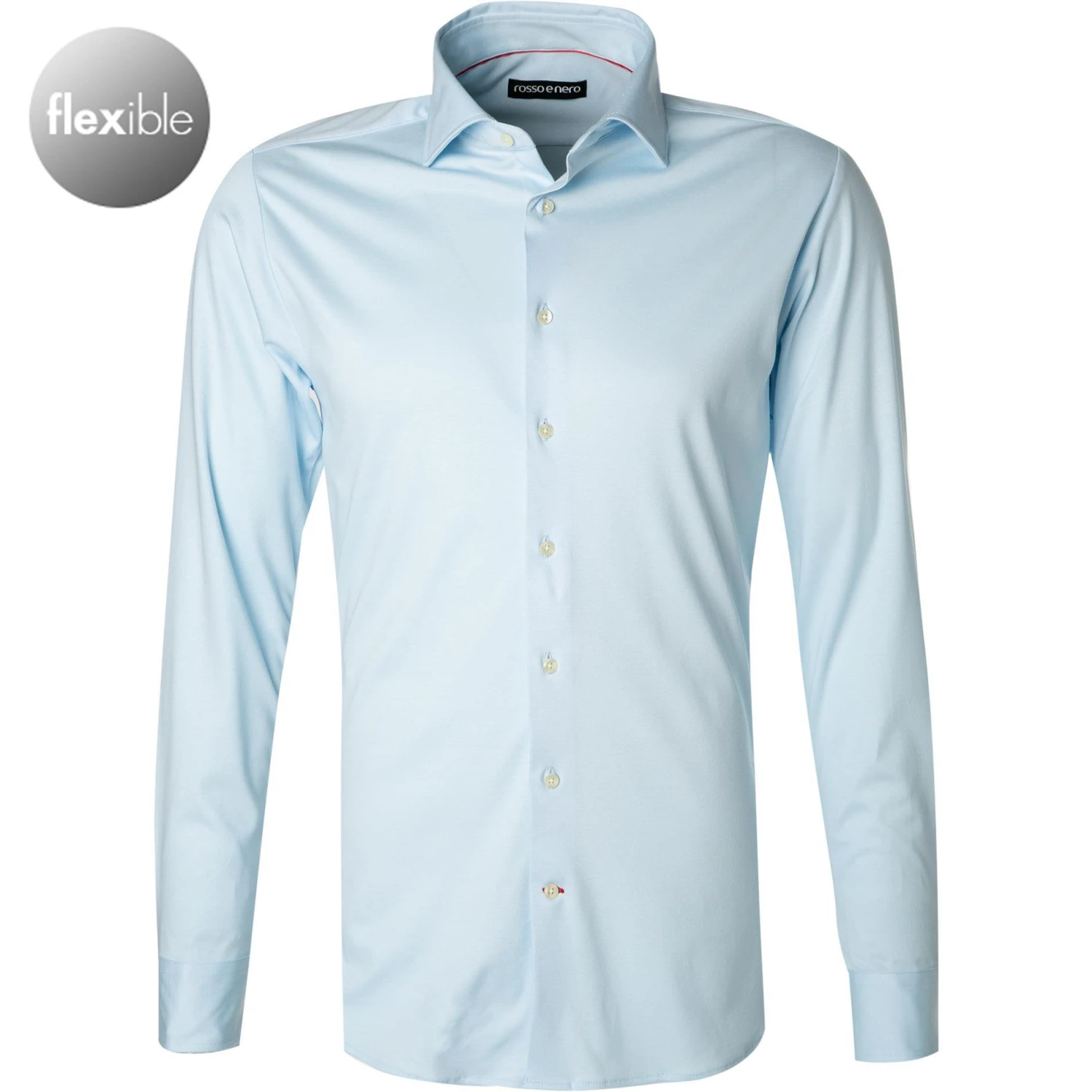 rosso e nero Hemd 3501/0/10 Tailored Fit, Jersey, Hellblau 1 rosso e nero Hemd 3501/0/10 Tailored Fit, Jersey, Hellblau