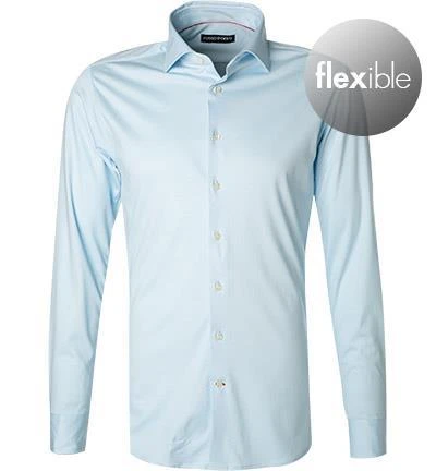 rosso e nero Hemd 3501/0/10 Tailored Fit, Jersey, Hellblau 2 rosso e nero Hemd 3501/0/10 Tailored Fit, Jersey, Hellblau – Bild 2