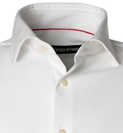rosso e nero Hemd 3501/0/00 Tailored Fit, Jersey, Weiß 3 rosso e nero Hemd 3501/0/00 Tailored Fit, Jersey, Weiß – Bild 3